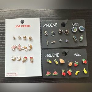 🍓🍑🍉🍒🍍New Earrings🦄🌈✨🪐🩵